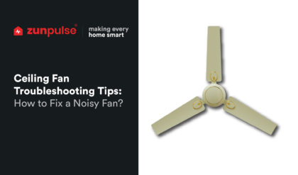 Ivory Colour Designer Ceiling Fan Front View